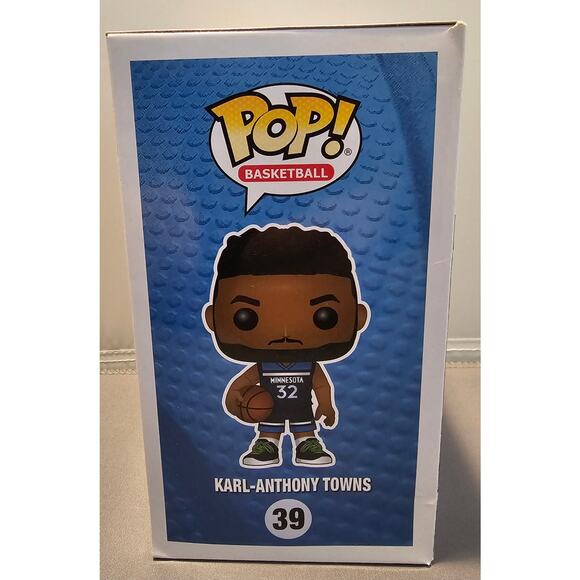 Karl-Anthony Towns 2018 Funko Pop Vinyl #39 - Minnesota Timberwolves - NBA - NIB - Picture 4 of 6